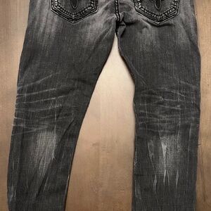 Rock Revival Jerry Biker Jeans. Size 36/32